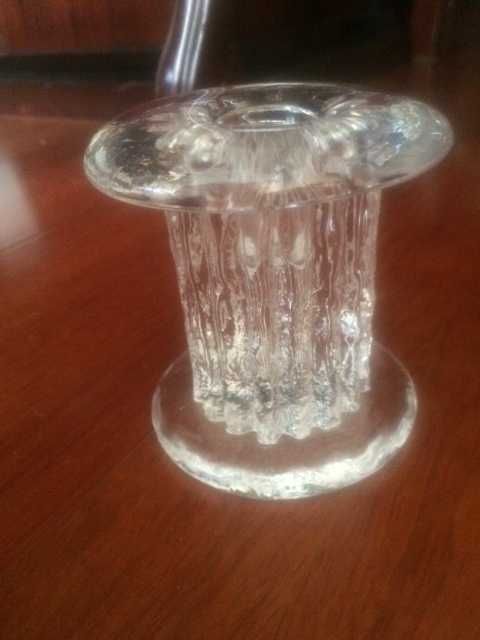 Castiçal em vidro/Porta "Velas"