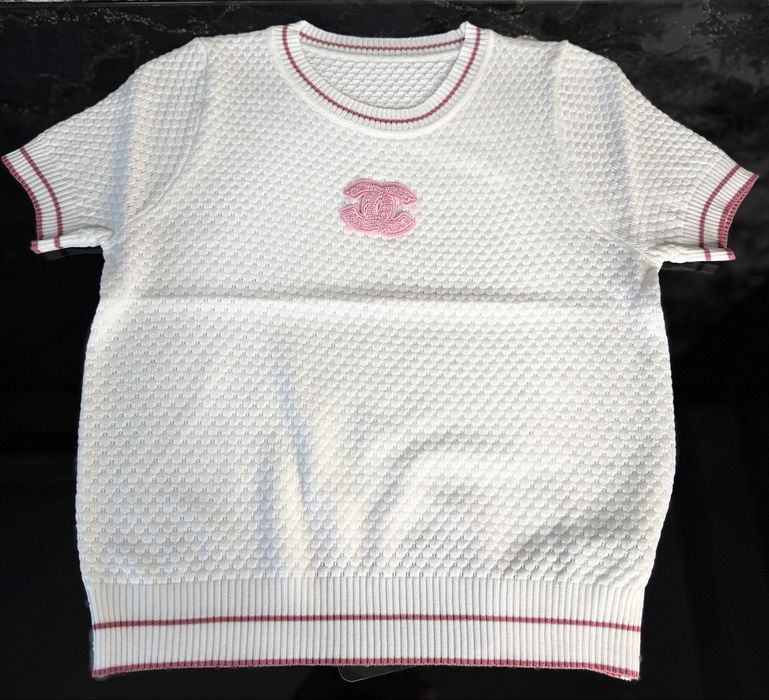 Футболка шанель,Chanel,miu,Polo