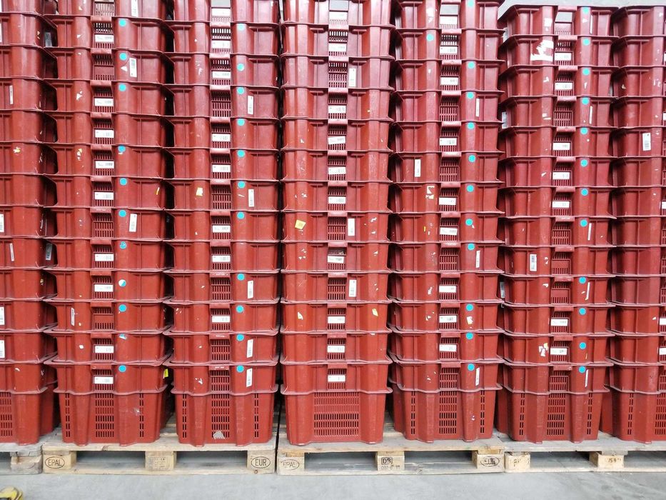 Pojemnik Skrzynka Kosz Magazynowy Transportowy 80x60x44cm DUŻY.