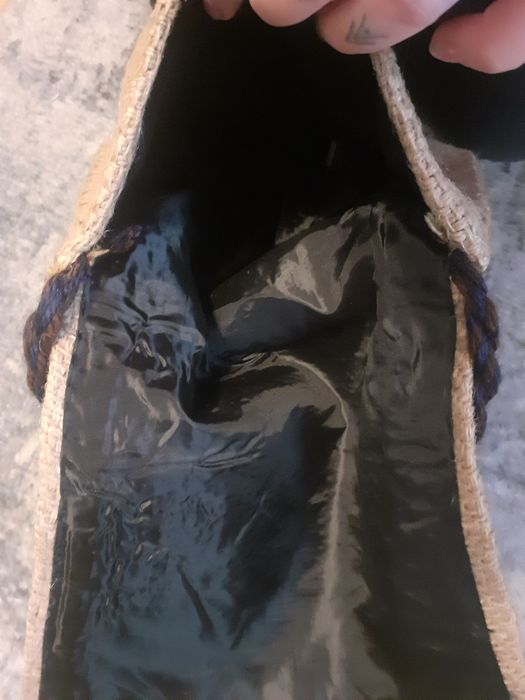 Torebka z juty hand made wyszycia okazja