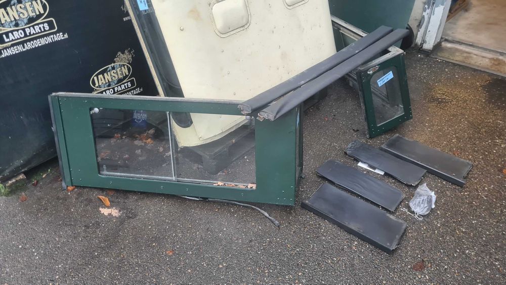 Land Rover Serie 88" Tejadilho porta mala janelas