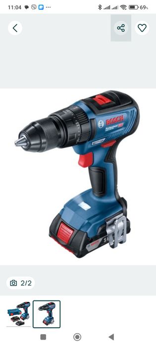 Дрель Шурупокрут шуруповерт оригінал Bosch GSR 18v50 (не використовувався)