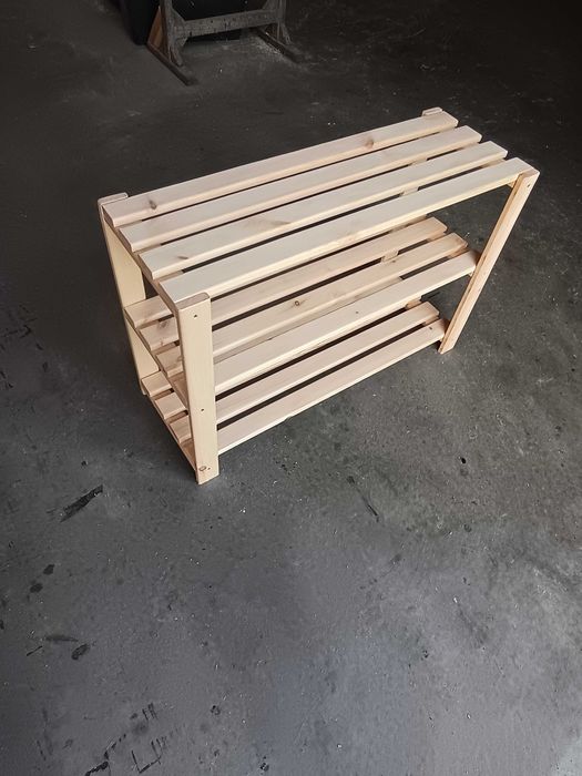 Solidna ławka na taras balkon półka drewniana kurier producent