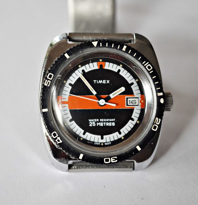 Ładny zegarek Timex diver_made in France !