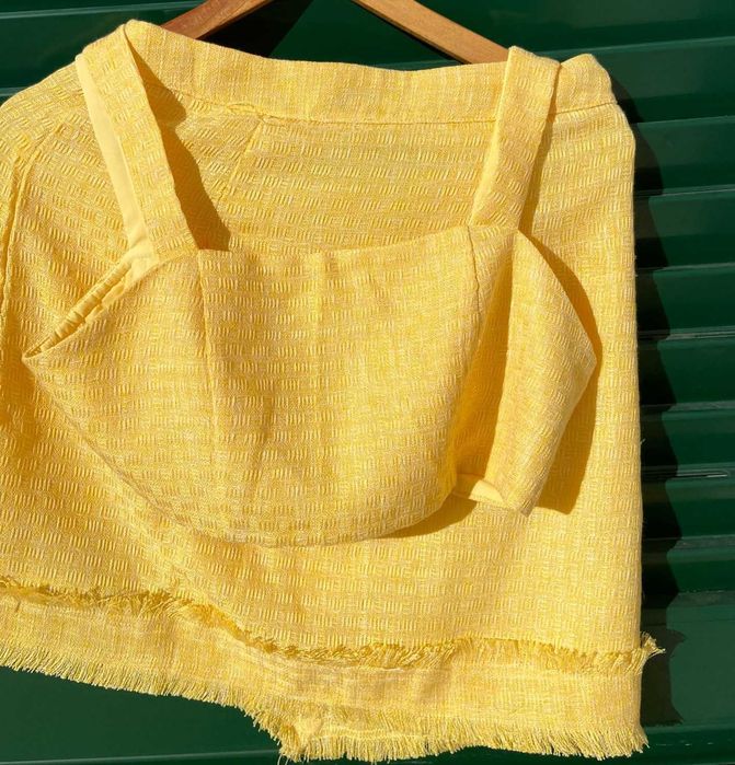 conjunto saia assimétrica + top