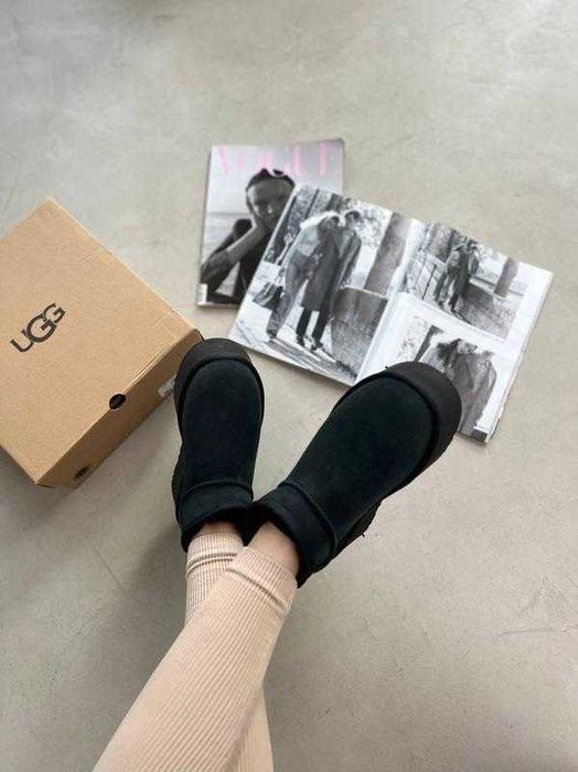 Угги/Угг/Уггі/Уги/Угі/UGG Australia Ultra Mini Platform 5 см Black
