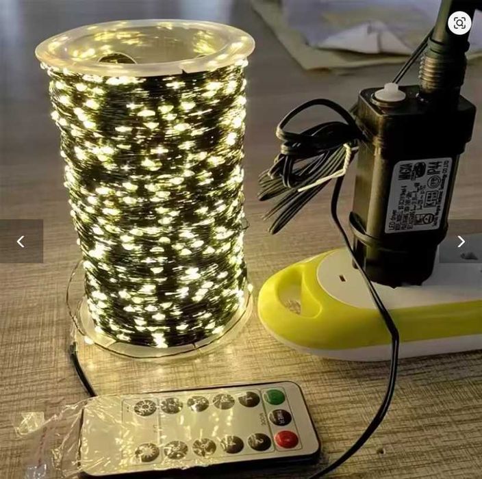 Світлодіодна гірлянда 100М 1000світлодіодів ялинка світло, гірляднди