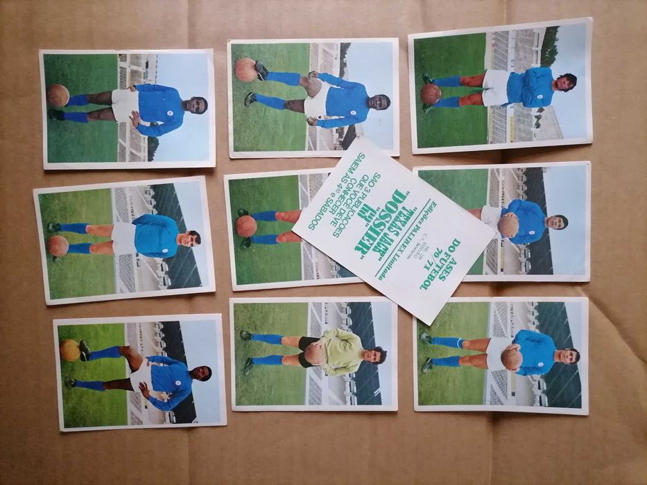 10 Cromos Ases do Futebol 70 /71 BELENENSES Palirex
