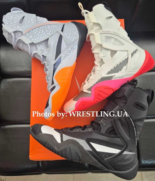 Боксерки Nike Hyperko 2, чорні. Взуття для боксу оригінал Nike