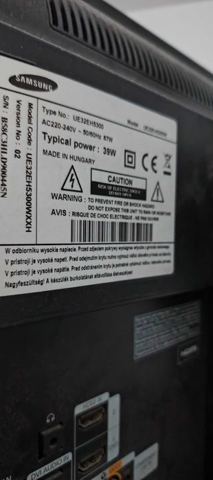 Samsung UE32EH5309WXXH 32″ LED Full HD Smart TV – stan bardzo dobry