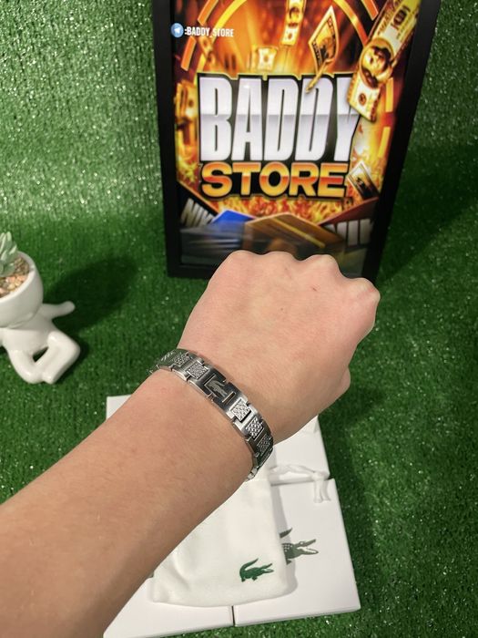 ‼️Акція‼️ Браслет Lacoste / Браслет Лакоста / Срібний браслет Lacoste/