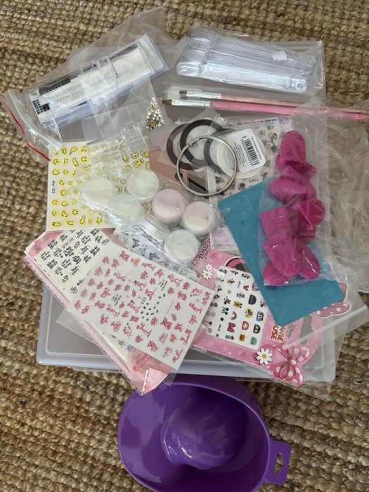 zestaw do manicure/ lampa/ frezarka