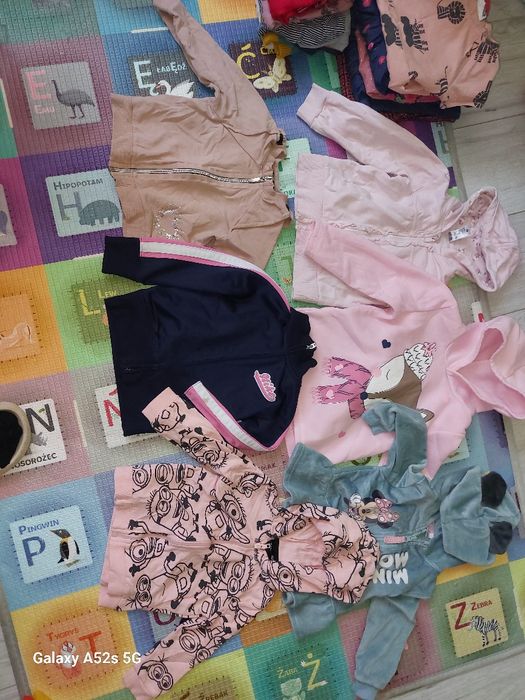 Paka ubranek dla dziewczynki 86/98