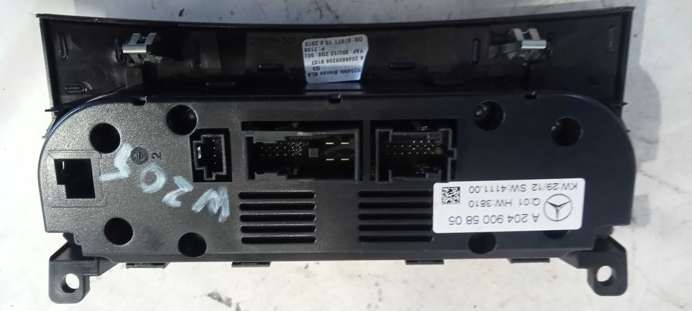 Consola de chaufage / ar condicionado Mercedes W204