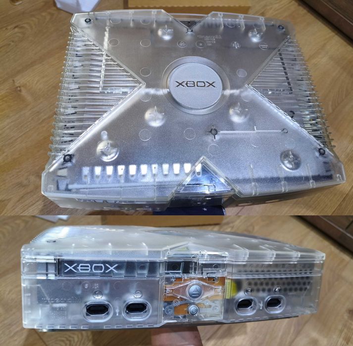 konsola XBOX Classic Clear BOX komplet SUPER Stan!