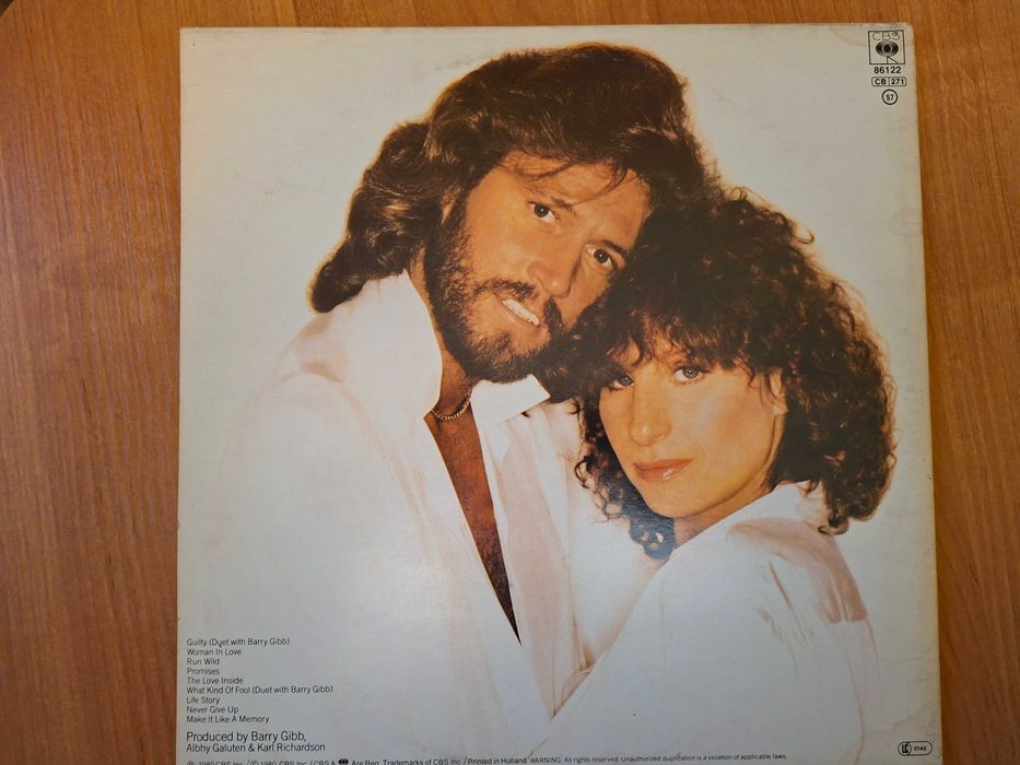 płyta winylowa Barbra Streisand Guilty stan VG+/EX-