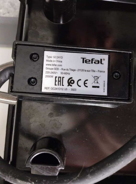 Tefal GC241D Inicio Grill контактний гриль 2000 Вт - ідеальний стан