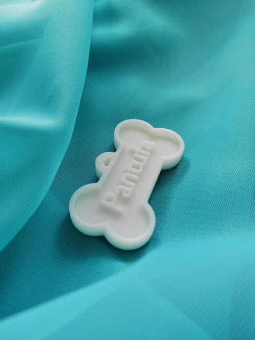 Placa de identificação animal