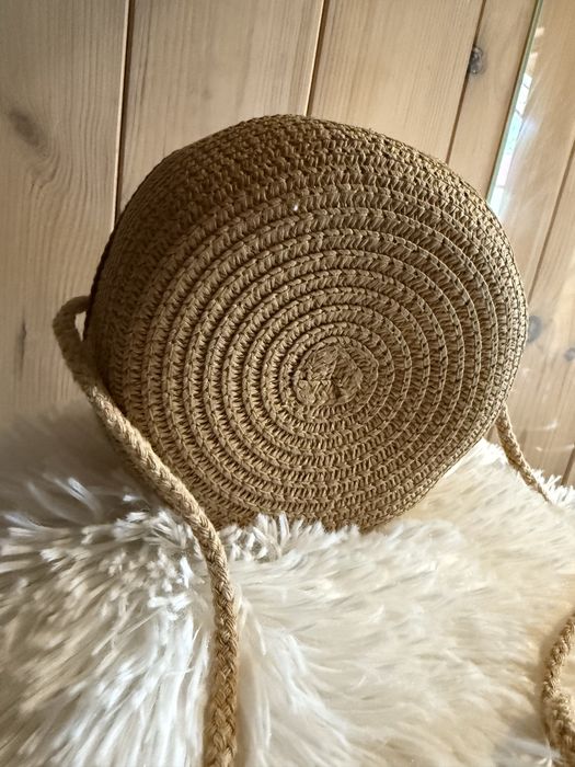 Torebka słomiana mini