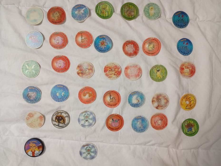 Pokémon Tazos Primeira Geração Matutano