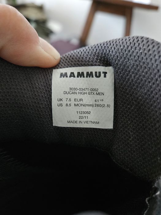 Buty trekkingowe MAMMUT Ducan Pro High Gore-Tex® 41 1/3 j.nowe