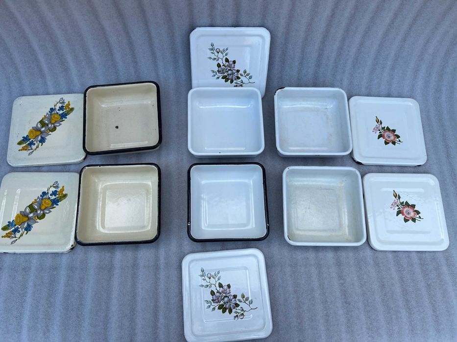 Судок, лоток эмалированный. СССР