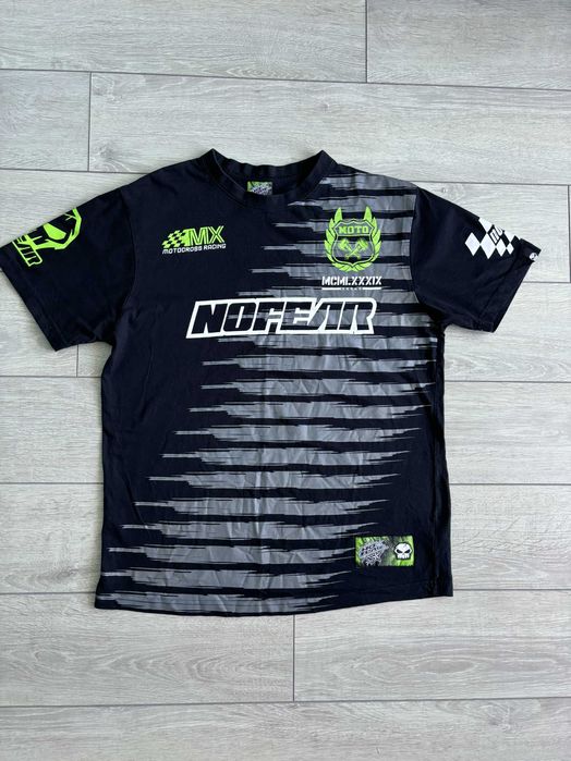 No Fear Motocross Racing Jersey Size L Л Розмір Ноу Фір Чоловіча Футболка Майка Джерсі Оригінал