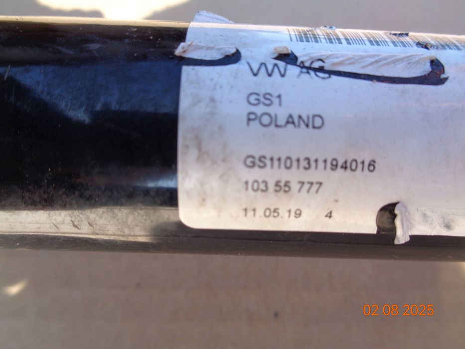 audi a4 s4 a5 s5 b9 8w 2020 r półoś przednia 8w0407271e