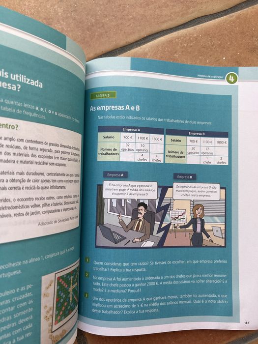 Manual e caderno de atividades Matemática 7 ano