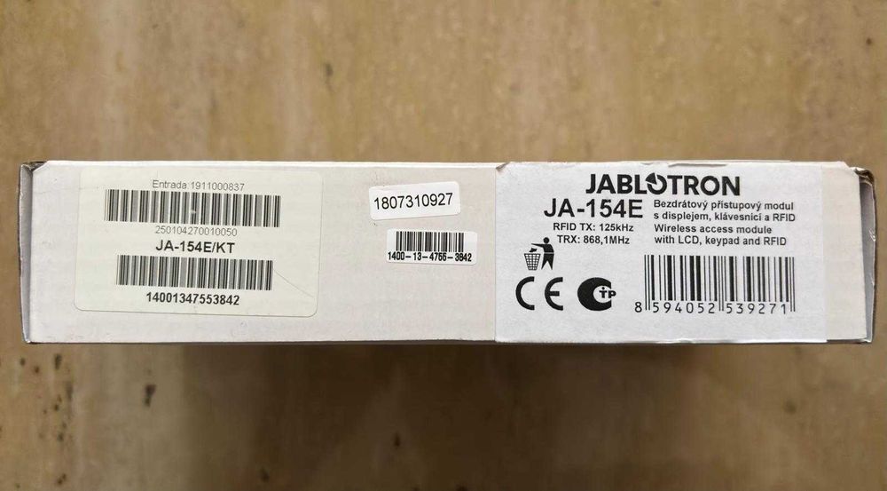 Teclado Jablotron JA-154E64284468272897121