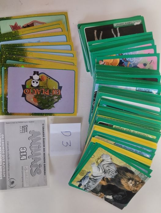 (D1) Cromos de 8 coleções