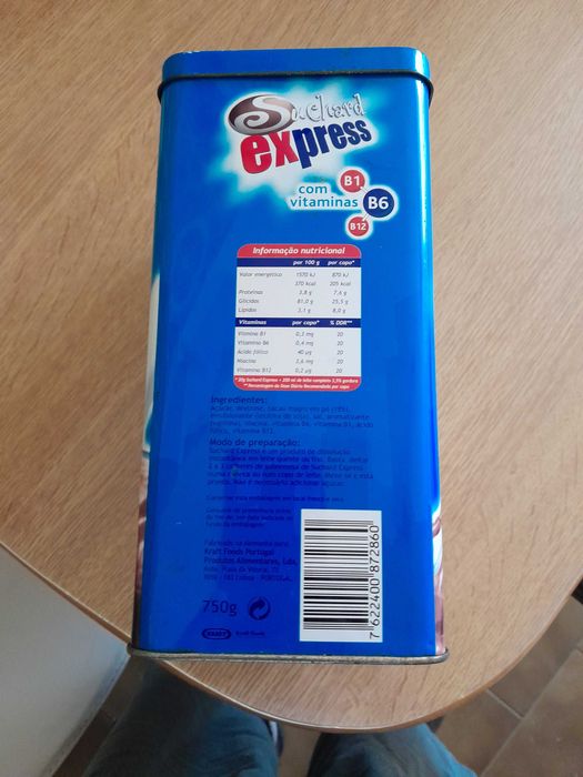 Caixa/ lata de choclate antiga coleçoes