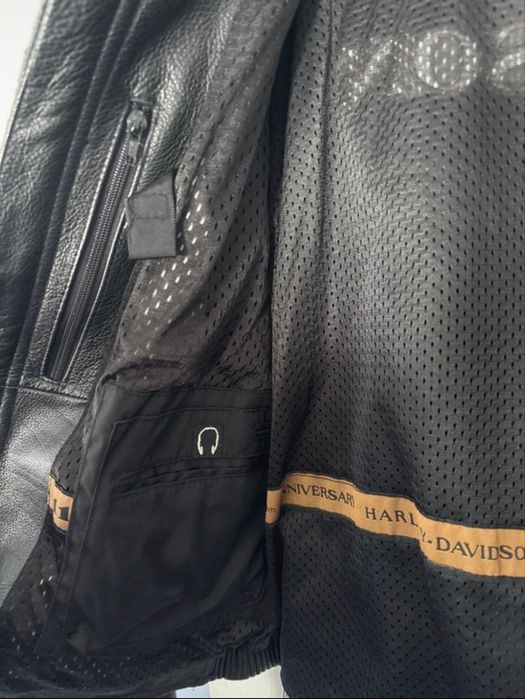 Blusão Harley Davidson 110th Anniversary – Couro Genuíno -Tamanho M