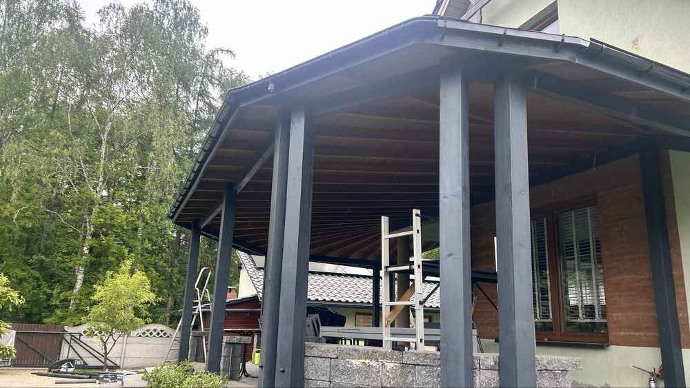 Zadaszenia Tarasów, Konstrukcje Drewniane