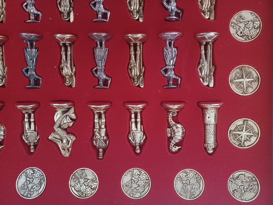 Jogos Damas e Xadrez completo - Tesouros dos Oceanos