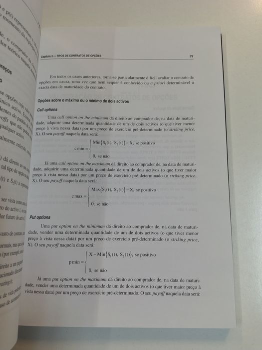 Mercados e Contratos de opções