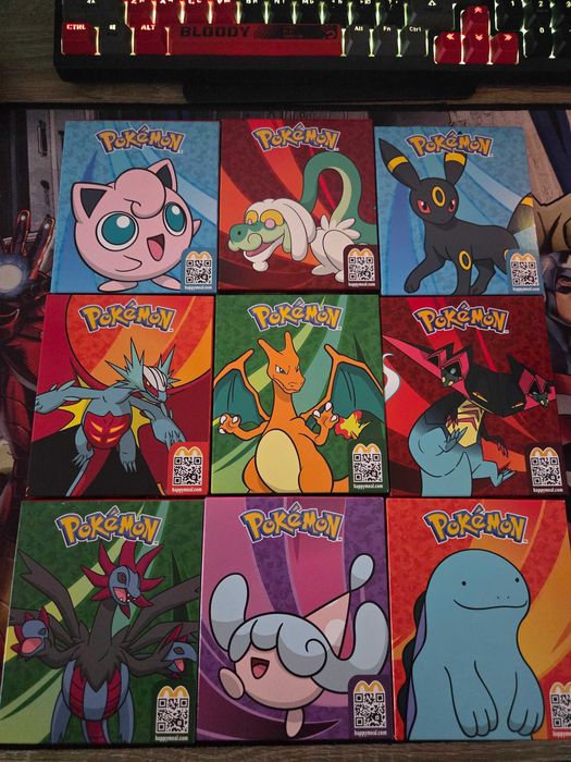 Набір постерів із наклейками покемони макдональдс 2024 Pokemon