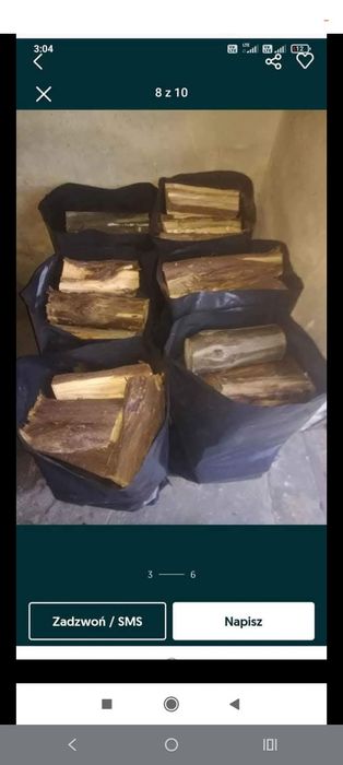 Drewno Opałowe Workowane.