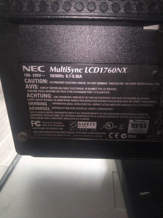 Монитор NEC 1760NX