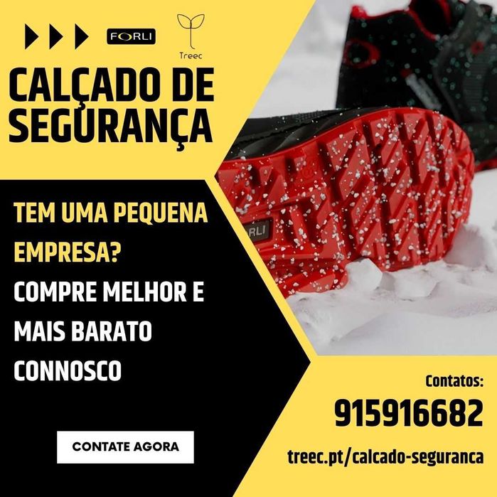 Calçado de Segurança: Venda a profissionais com super descontos