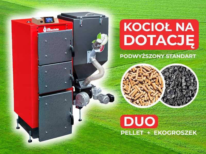 Piec, kocioł C.O. Ekopel 19 kW DUO na PELLET + ekogroszek 5 KLASA