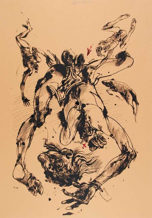 Silkscreen Print by Vladimir Velickovic (Limited Edition of 150 Copies)