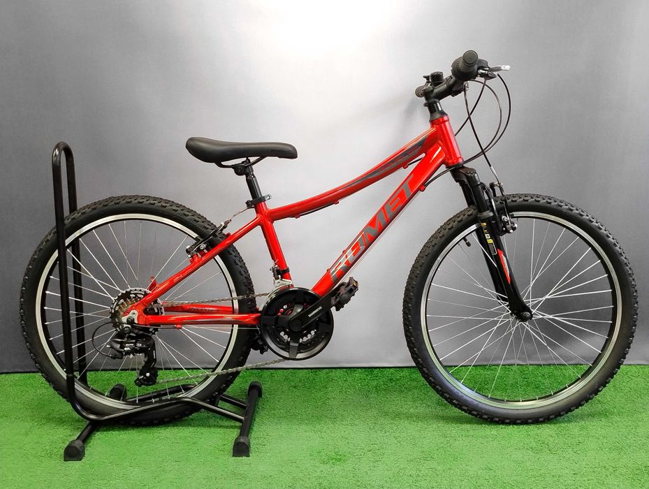 Dziecięcy Rower górski MTB24" 7 LAT+ Romet Rambler rama aluminium 13"