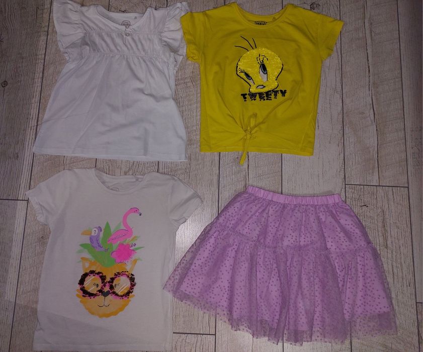 Paka ubrań dla dziewczynki 116