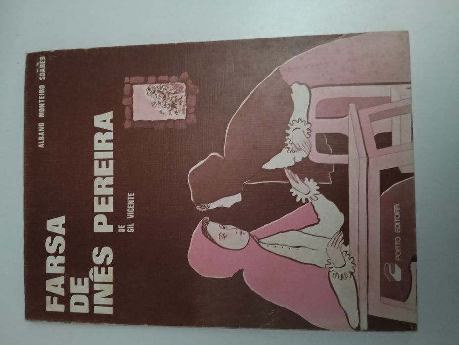 Livro antigo Farsa de Inês Pereira