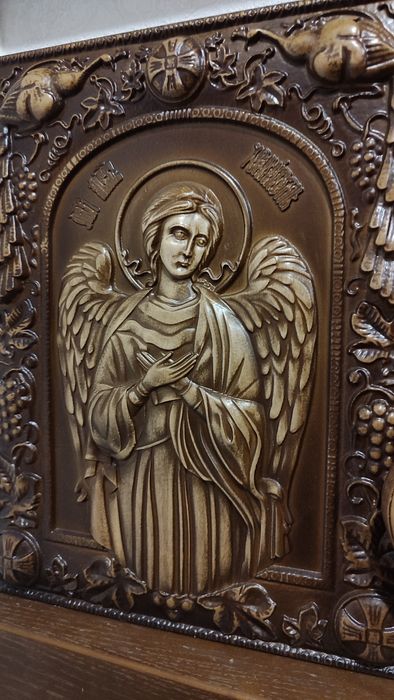 Ікона "Архангел Михаїл", різьблена картина, інші