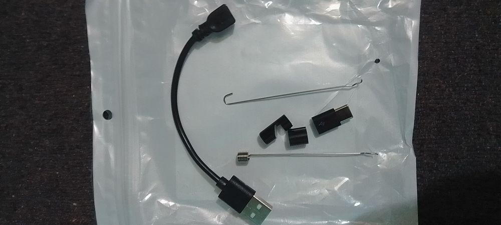 Câmera endoscópica com net