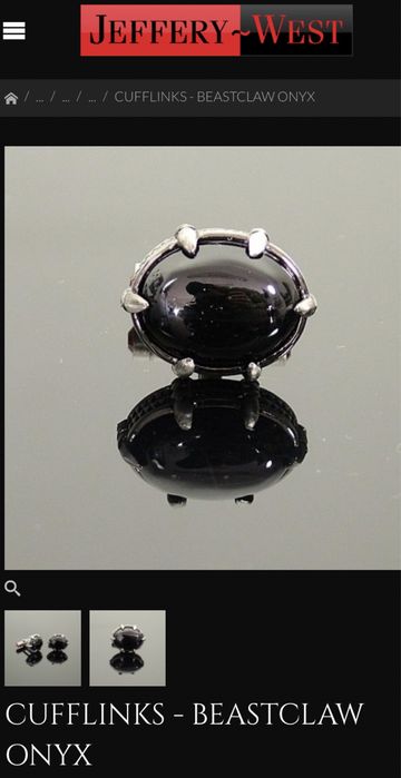 Jeffery West's Cufflinks Запонки