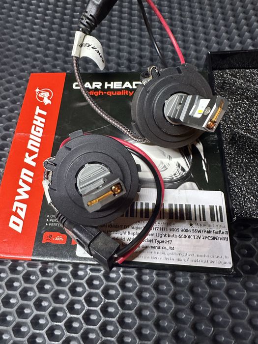 LED лампы Dawn Knight D7 H7 6000K Super Mini Volkswagen