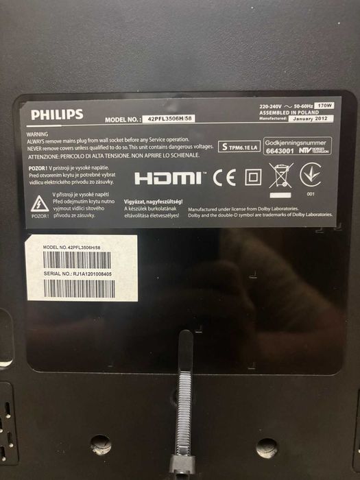 Телевизор Philips 42PFL3506H